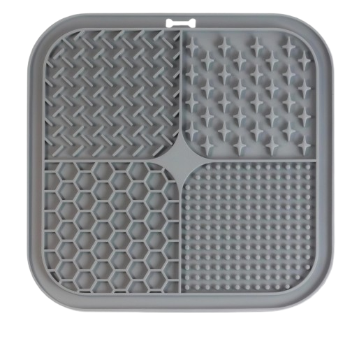 Pet Licking Mat Silicone Pet Food Suction Cup Licking Mat Slow Feeding Mat Anti-choking Slow Food Basin
